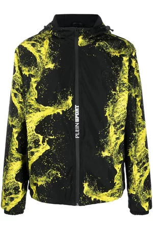 Philipp Plein Chaqueta con capucha y estampado gráfico