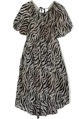 Pinko Vestido con motivo de cebra