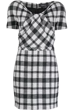 Gucci Minivestido a cuadros