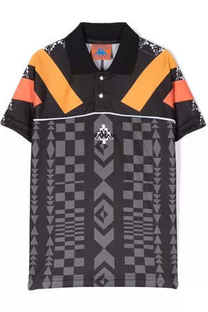 MARCELO BURLON Polo con motivo gráfico de Marcelo Burlon Kids x Kappa
