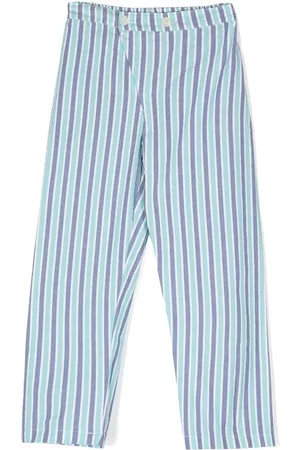 SIOLA Pantalones de pijama con rayas verticales