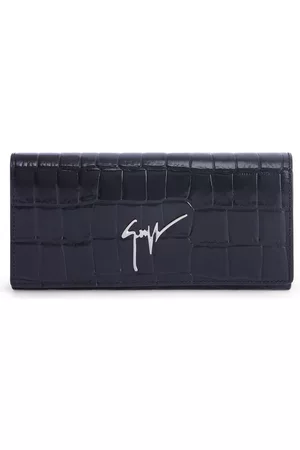 Giuseppe Zanotti Cartera Selene con efecto de piel de cocodrilo