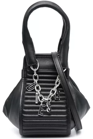 Diesel Bolso shopper con charm del logo
