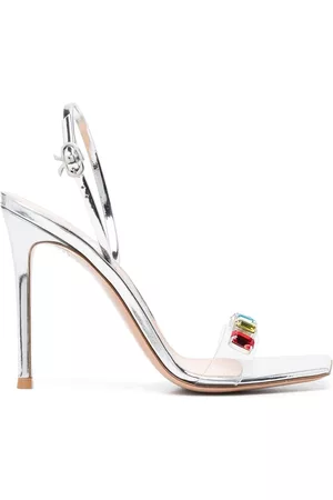 Gianvito Rossi Sandalias Ribbon Candy con tacón de 105 mm