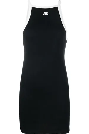 Courrèges Vestido corto sin mangas
