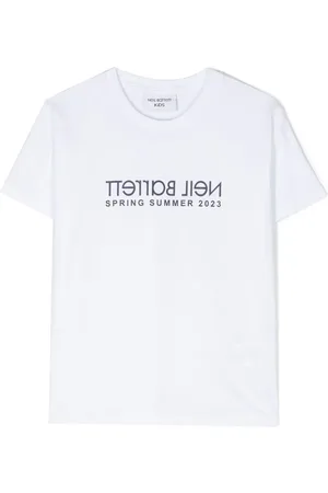 Neil Barrett Camiseta con logo estampado