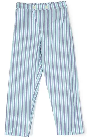 SIOLA Pantalones rectos a rayas