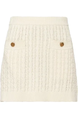 Prada Minifalda de punto de ochos