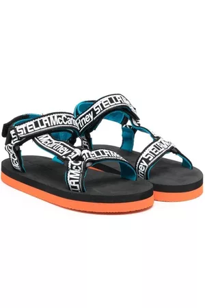 Stella McCartney Sandalias con cierre autoadherente y logo