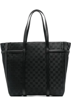 MISBHV Bolso shopper con monograma en jacquard