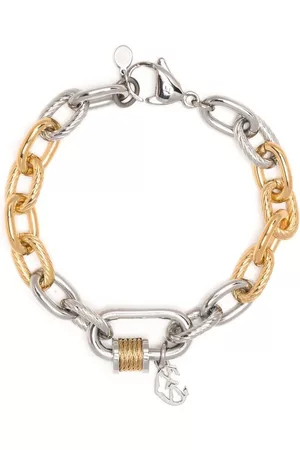 Charriol Pulsera Forever Lock de dos tonos