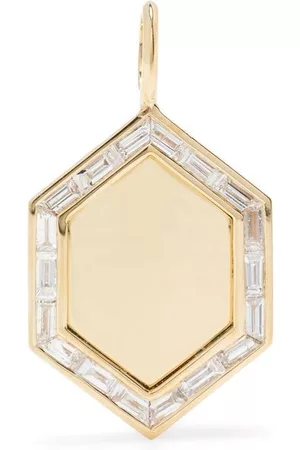 Lizzie Mandler Charm en oro amarillo de 18kt con diamantes