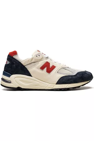 New Balance 990 V2 "Made in the USA - Teddy Santis Navy/Red" sneakers