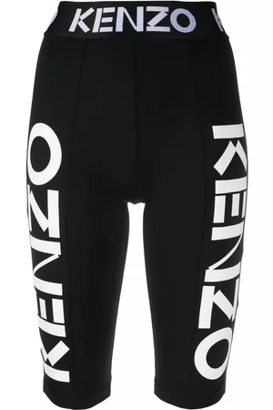 Kenzo Pantalones cortos tipo leggins con logo estampado