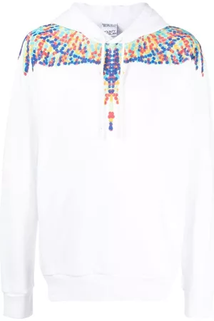 MARCELO BURLON Sudadera con capucha y cordones