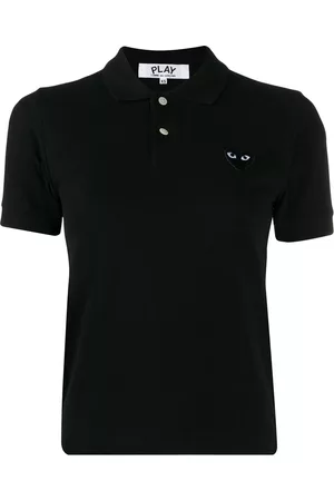 Comme des Garçons Polo con corazón bordado