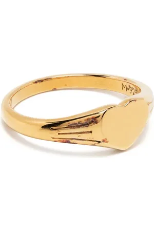 Missoma Anillo con sello de corazón