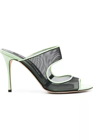 Sergio Rossi Zapatos de tacón con detalle de malla