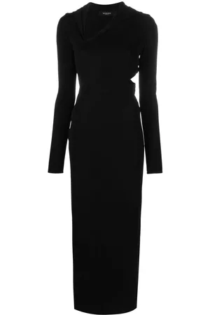 VERSACE Vestido largo con capucha