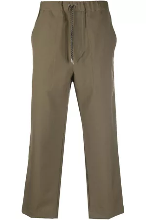 OAMC Pantalones capri con cordones en la cintura
