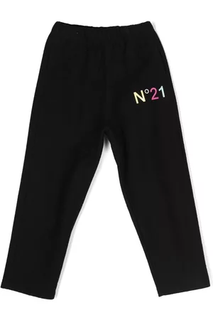 Nº21 Pantalones con logo estampado