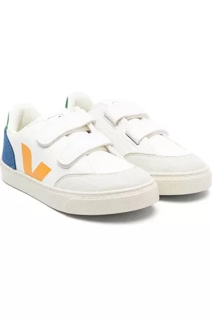 Veja Zapatillas con parche del logo y tira autoadherente