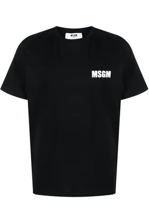 Msgm Camiseta con logo estampado