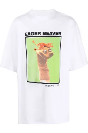 MARTINE ROSE Eager Beaver cotton T-shirt