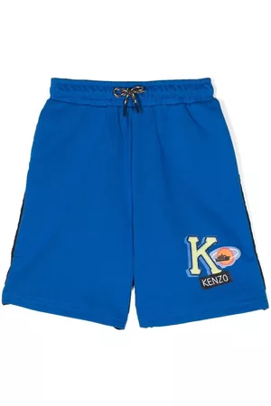 Kenzo Bermudas de dos tonos con logo