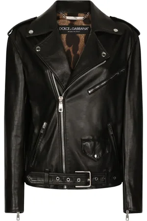Dolce & Gabbana Chaqueta biker de piel