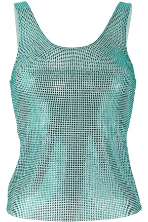 GIUSEPPE DI MORABITO Top de tirantes con strass