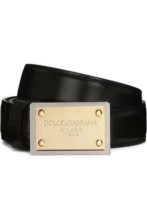 Dolce & Gabbana Cinturón con etiqueta del logo