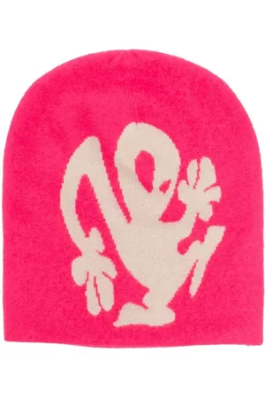 Frenckenberger Gorro de punto con estampado gráfico