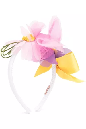 MONNALISA Diadema con apliques florales