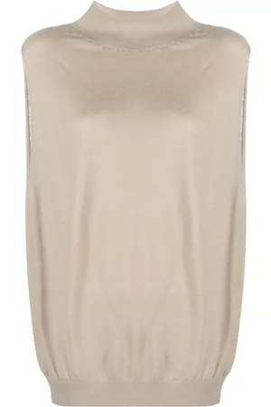 Frenckenberger Top de punto con cuello alto