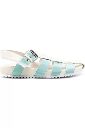 Sarah Chofakian Sandalias Simpson con hebilla lateral