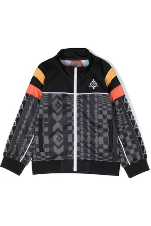 MARCELO BURLON Chaqueta de chándal con motivo geométrico