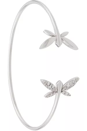 ANAPSARA 18kt white gold Dragonfly diamond cuff