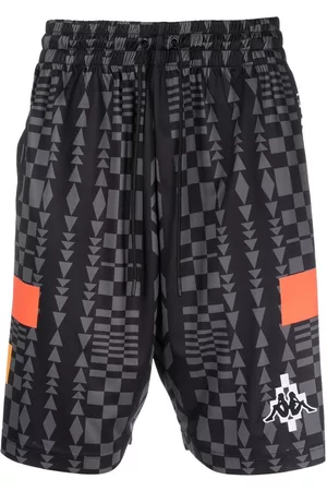MARCELO BURLON Bermudas con parche con logo de x Kappa