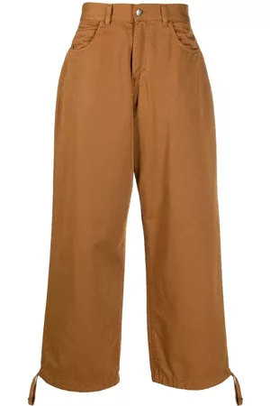 SOCIÉTÉ ANONYME Pantalones anchos con logo