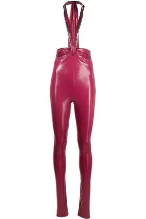 The Attico Leggins Ruby con tira para el cuello