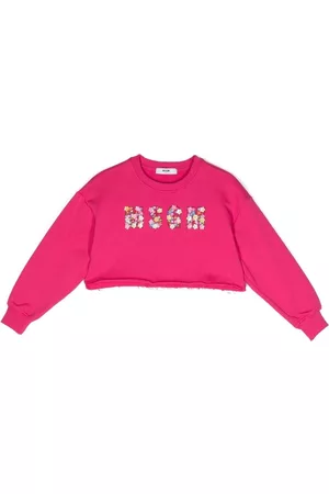 Msgm Sudadera con aplique del logo