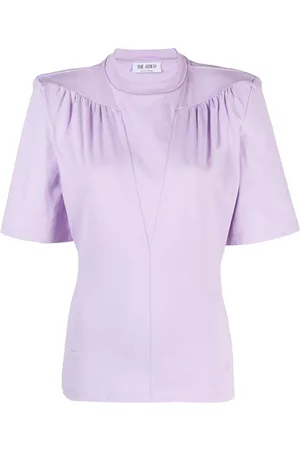The Attico Camiseta Jewel con aberturas