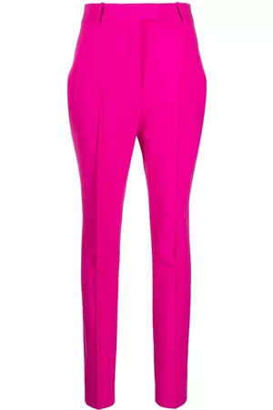 The Attico Pantalones de vestir Berry de talle alto