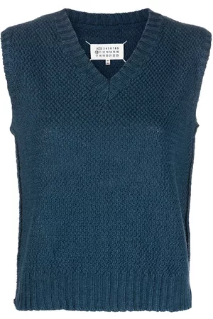 Maison Margiela Sudadera sin mangas con tejido de cesta