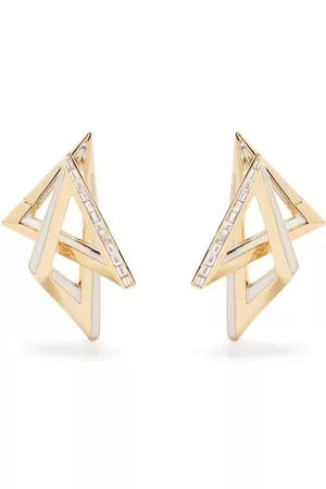 STEPHEN WEBSTER Pendientes Vertigo Acute en oro amarillo de 18kt con diamantes