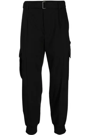 SONGZIO Pantalones de chándal con cinturón