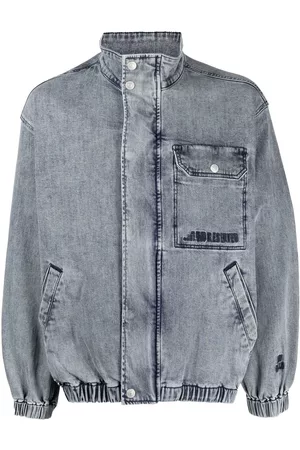 Izzue Chaqueta vaquera con cuello alzado