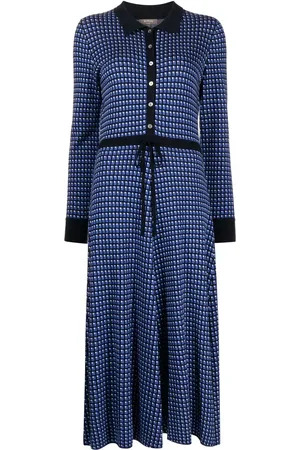 N.PEAL Vestido de punto con estampado geométrico