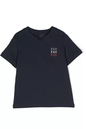 FAY Camiseta con logo estampado